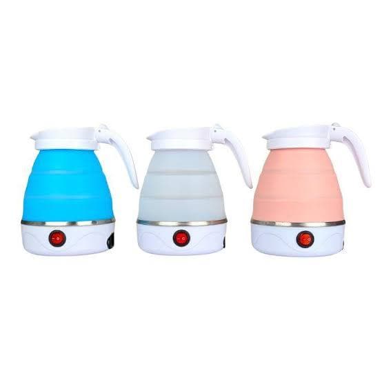 সিলিকন ফোল্ডেবল ইলেকট্রিক ট্রাভেল কেটলি (Foldable Silicone Electric Travel Kettle)।
