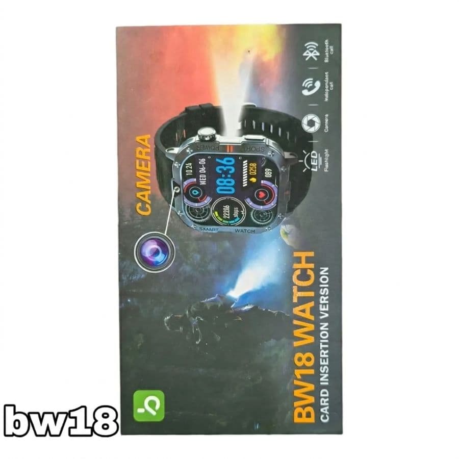 BW18 Smart Watch Card Insertion