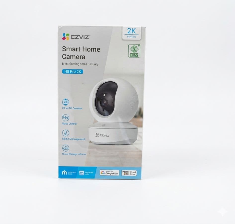 EZVIZ TY1 Pro 2K Smart Home Camera (CS-TY1-R105-1L3WF) – Pan & Tilt WiFi Security Camera with Night Vision & Motion Detection