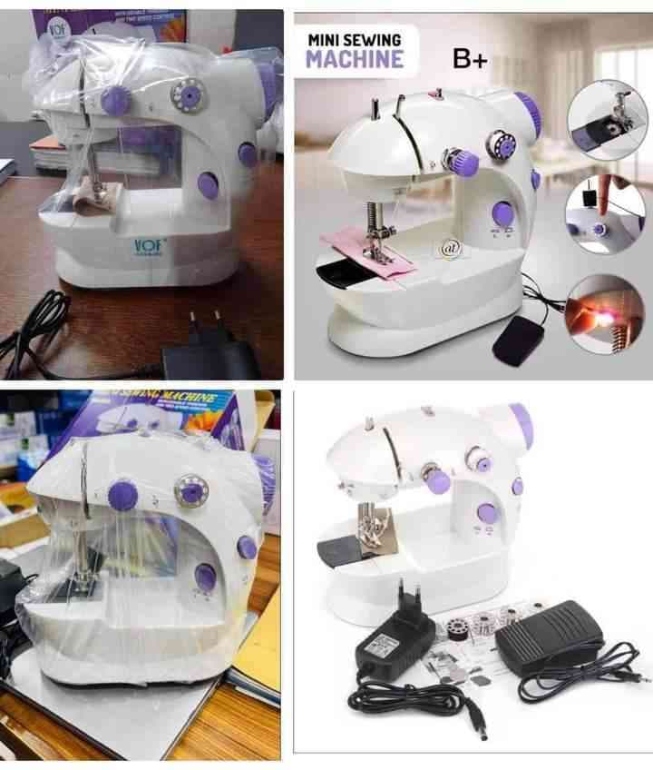 🌼 Mini Sewing Machine – ঘরে বসেই সহজে কাপড় সেলাই করুন! 🧵