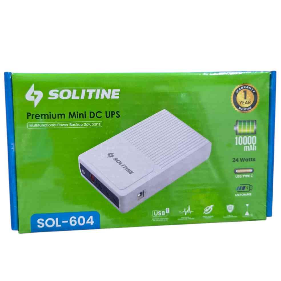 Solitine SOL604 Premium Mini DC UPS