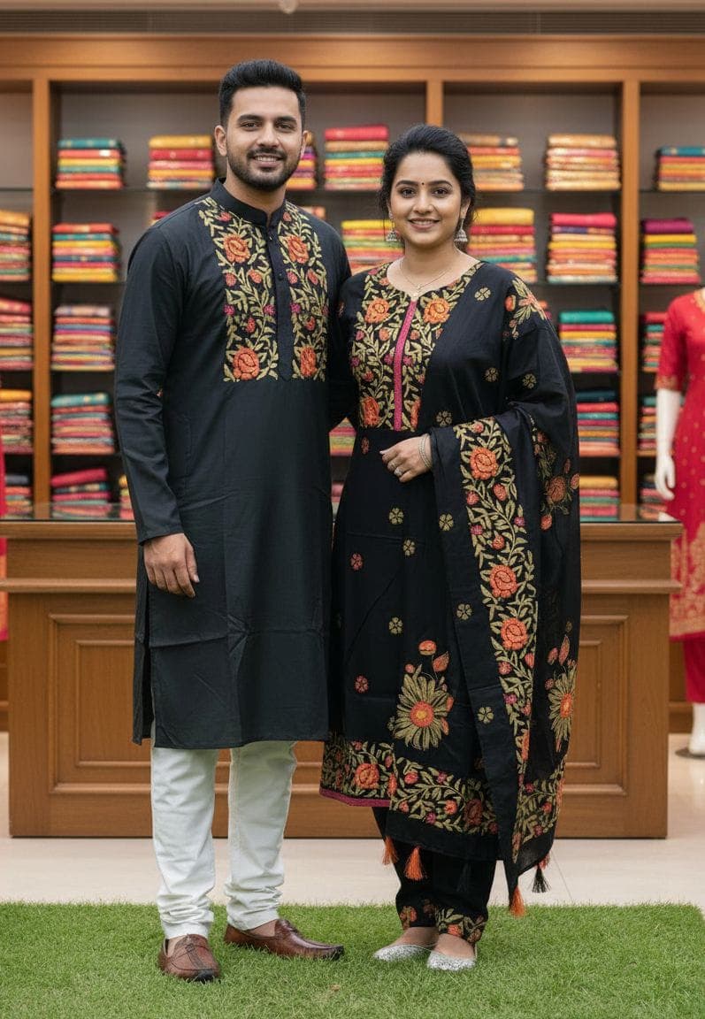 এক্সক্লুসিভ কাপল পাঞ্জাবি ও থ্রি-পিস কালেকশন!