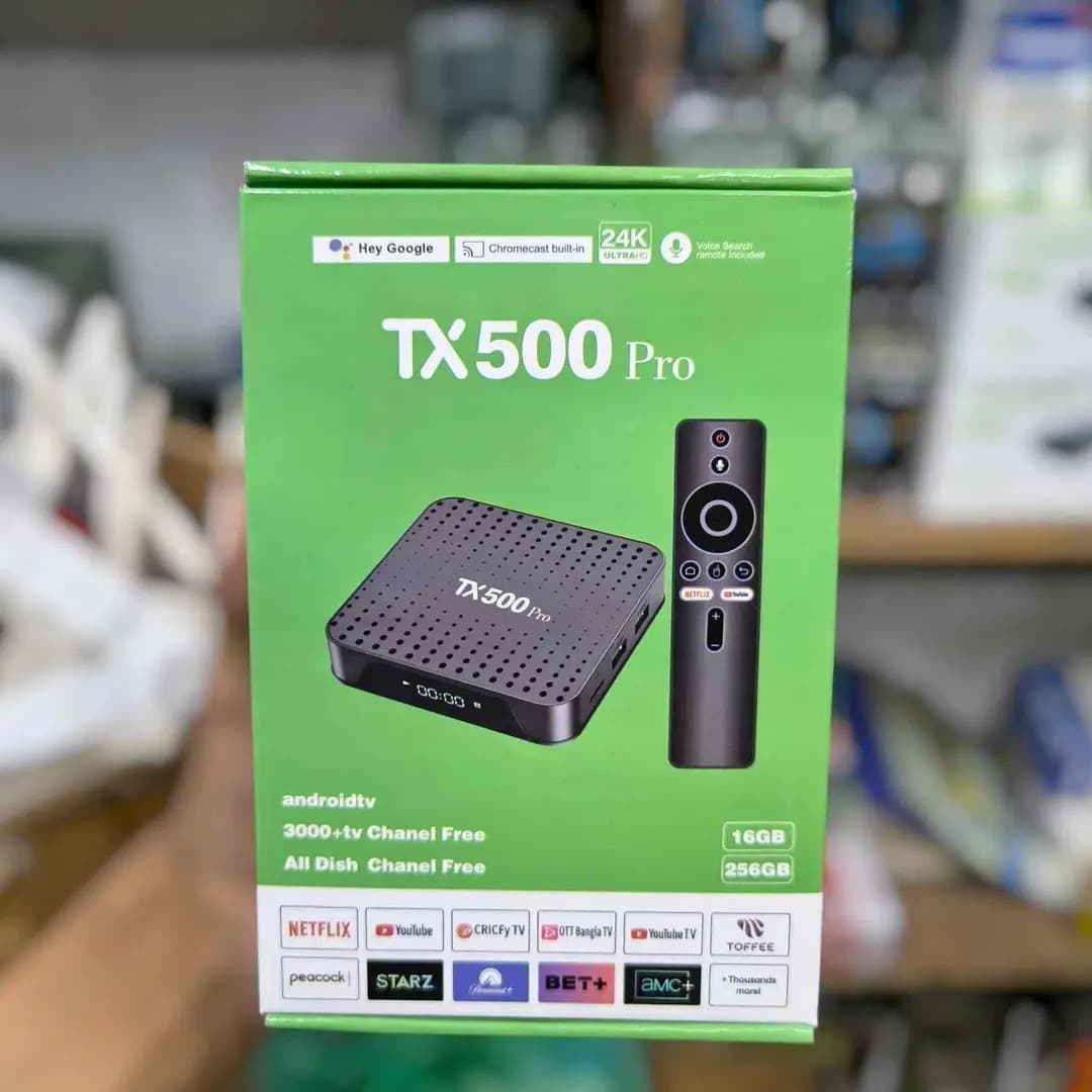TX500 Pro স্মার্ট অ্যান্ড্রয়েড টিভি বক্স