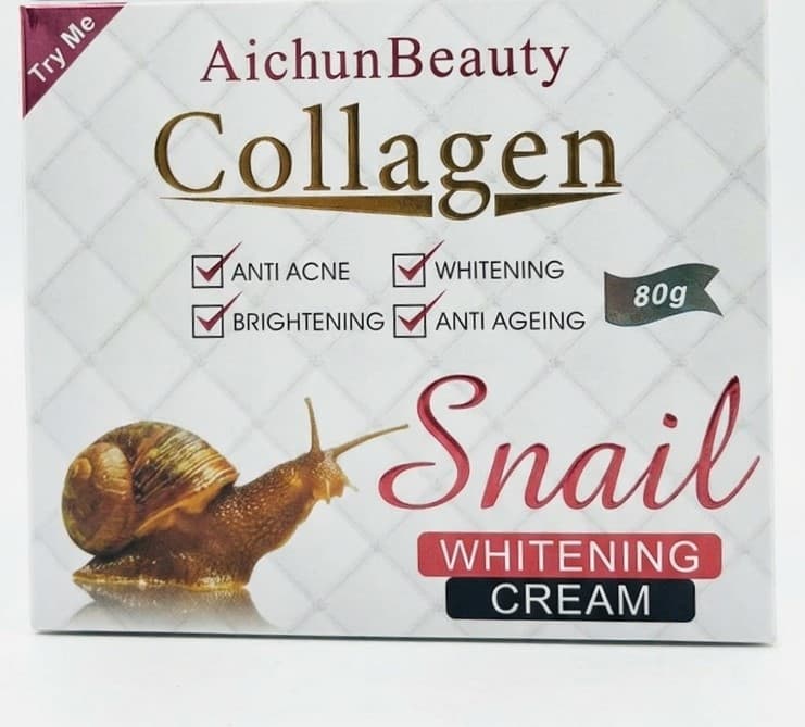 Aichun Beauty Collagen Snail Whitening Cream – 80g